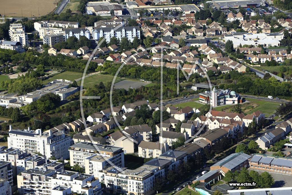 Photo arienne de Cergy (Cergy le Haut)