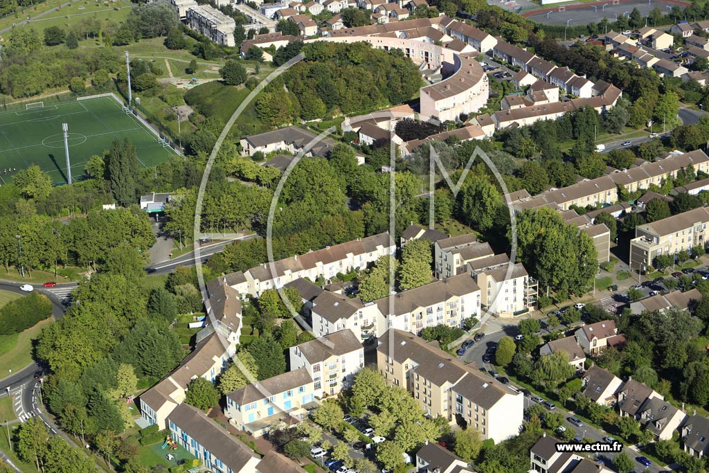 Photo arienne de Cergy (l'Enclos)