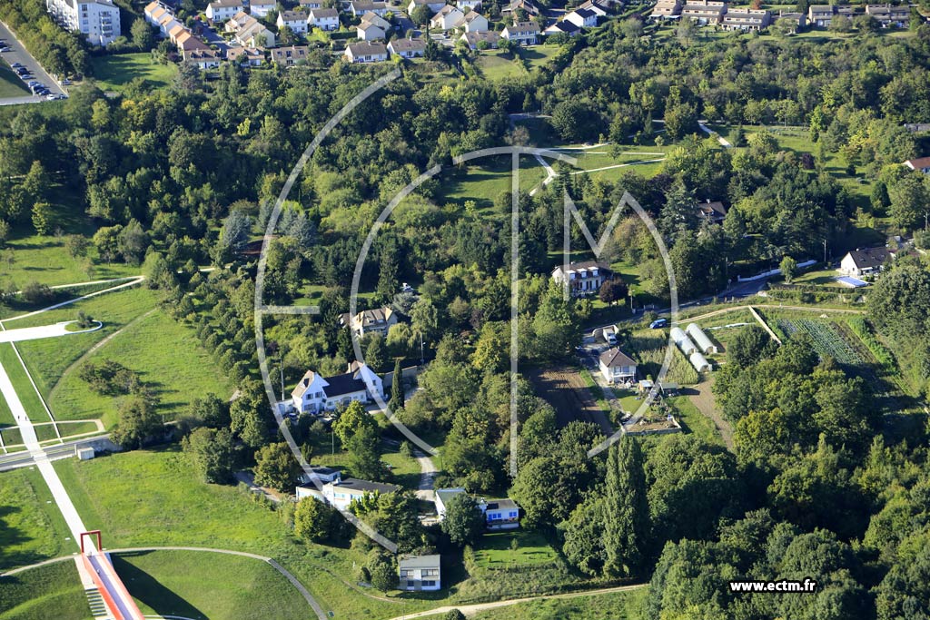 Photo arienne de Cergy (la Pierre Fouret)