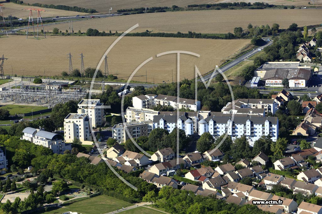 Photo arienne de Cergy (le Bontemps)