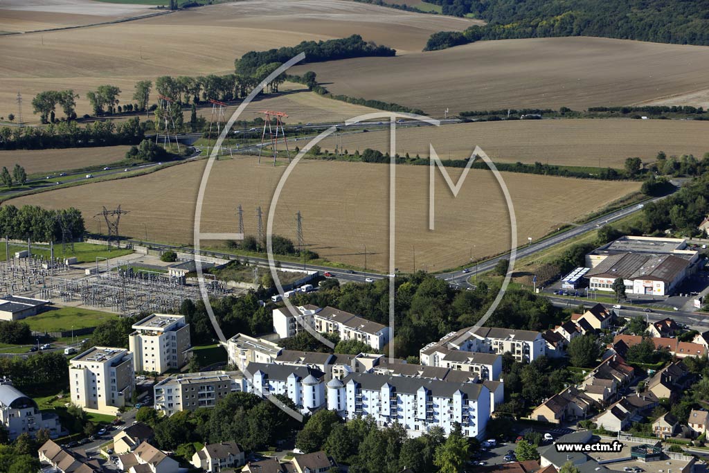 Photo arienne de Cergy (le Bontemps)