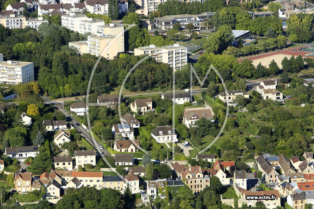 Photo arienne de Cergy (le Mnandon)