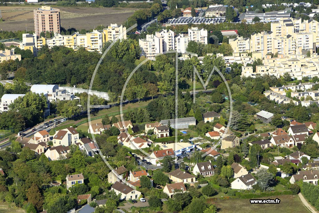 Photo arienne de Cergy (le Ponceau)