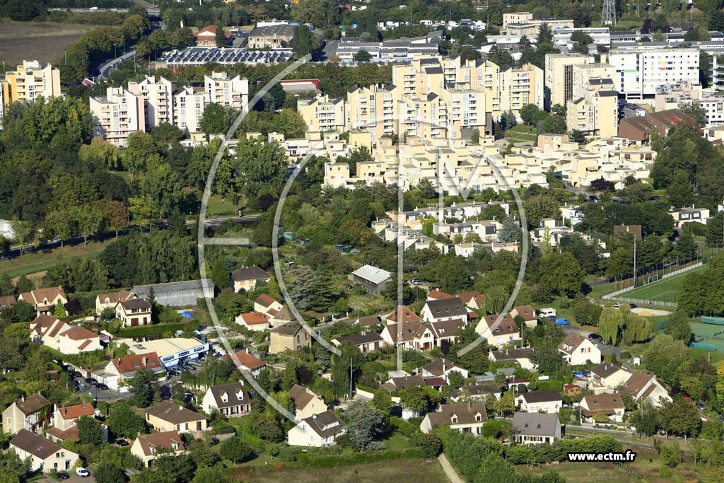 Photo arienne de Cergy (le Ponceau)