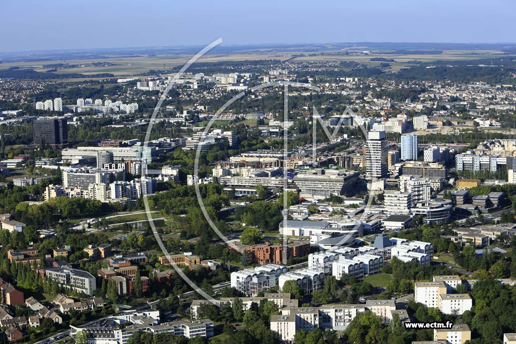 Photo arienne de Cergy (Prfecture)