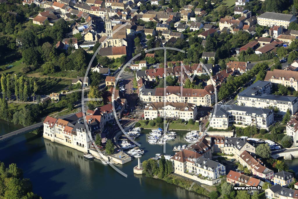 Photo arienne de Cergy (Quartier du Port de Cergy)