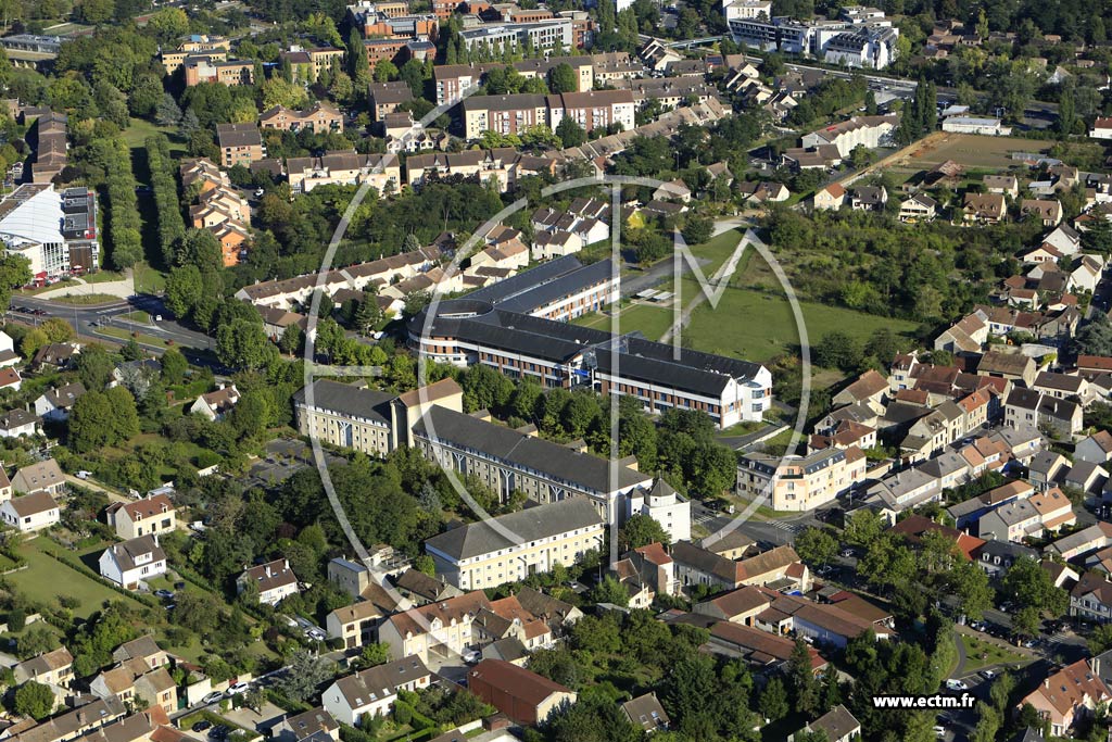 Photo arienne de Cergy (Quartier du Port de Cergy)