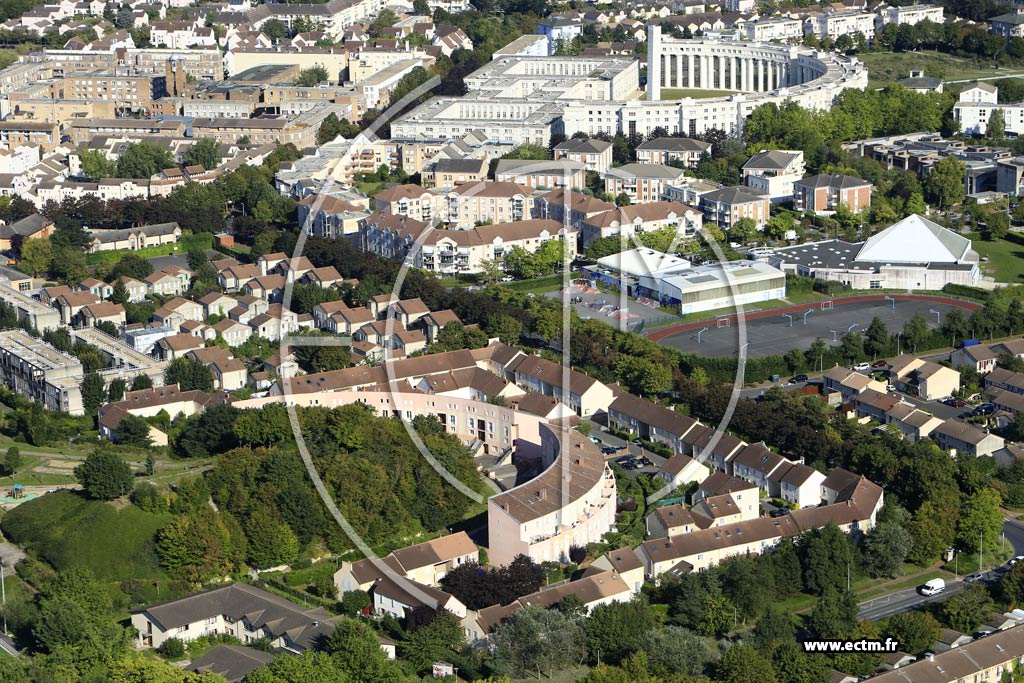 Photo arienne de Cergy (Saint-Christophe)
