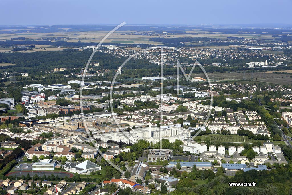 Photo arienne de Cergy (Saint-Christophe)