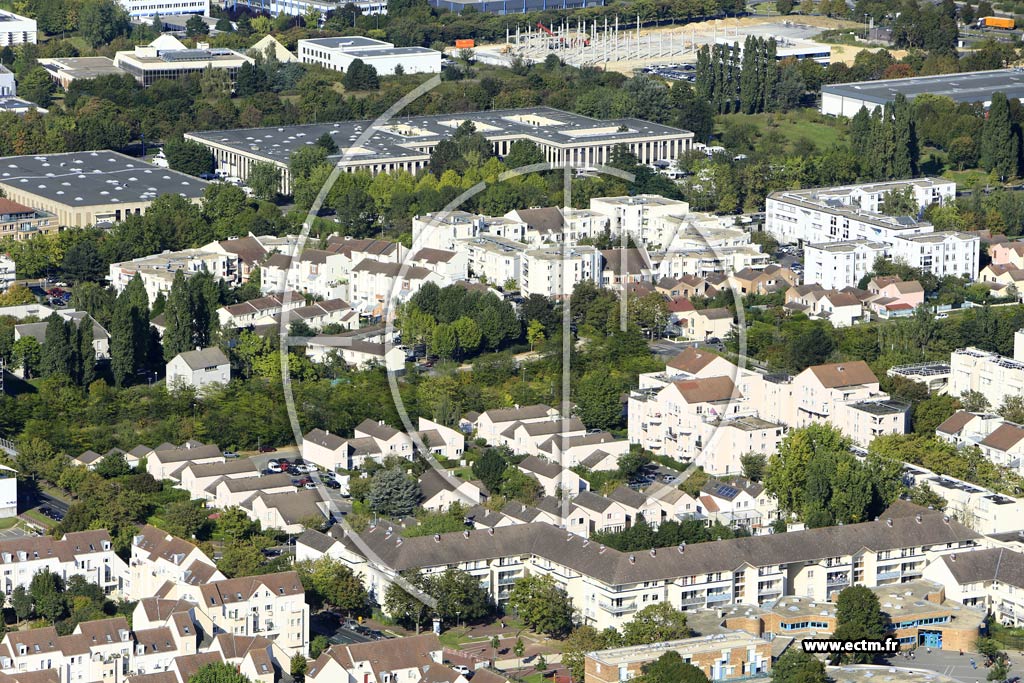 Photo arienne de Cergy (Saint-Christophe)