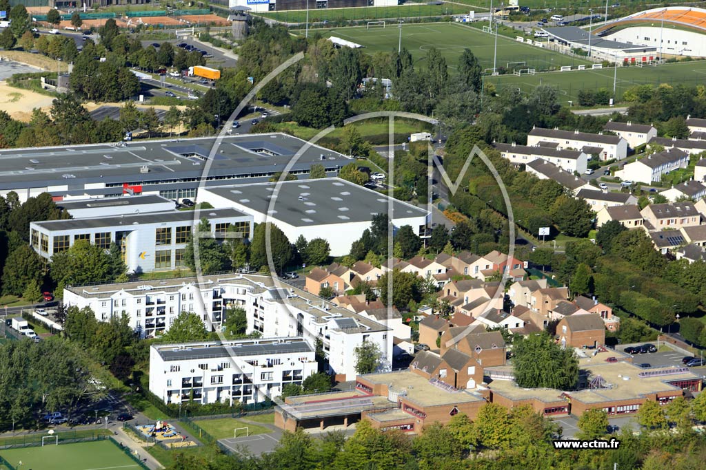 Photo arienne de Cergy (Saint-Christophe)