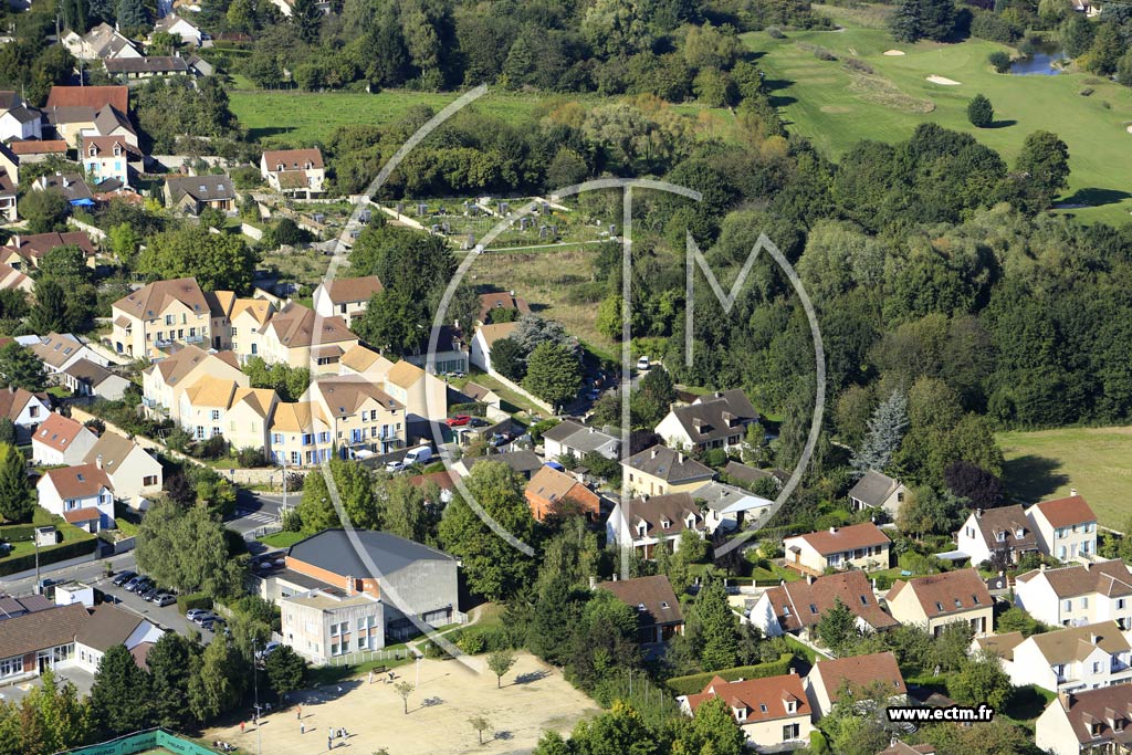 Photo arienne de Courdimanche (Cit Saint-Louis)