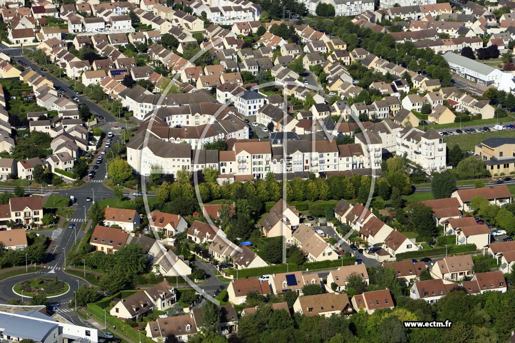 Photo arienne de Courdimanche (Ste Apolline)