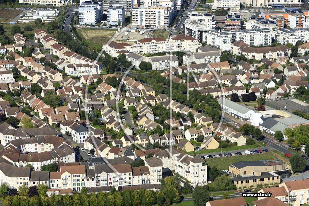 Photo arienne de Courdimanche (Ste Apolline)