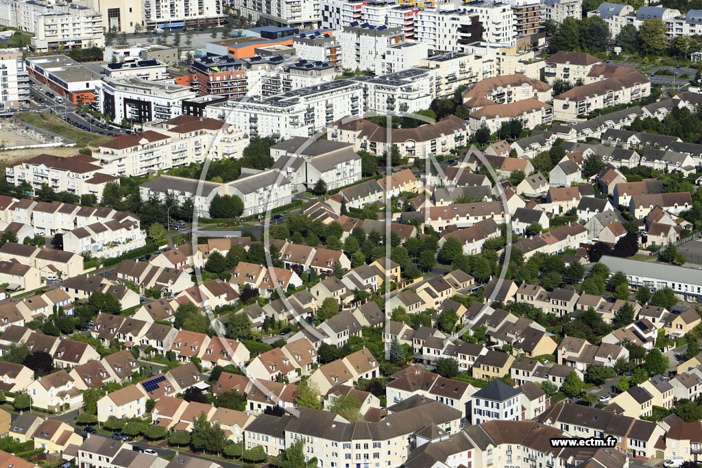 Photo arienne de Courdimanche (Ste Apolline)