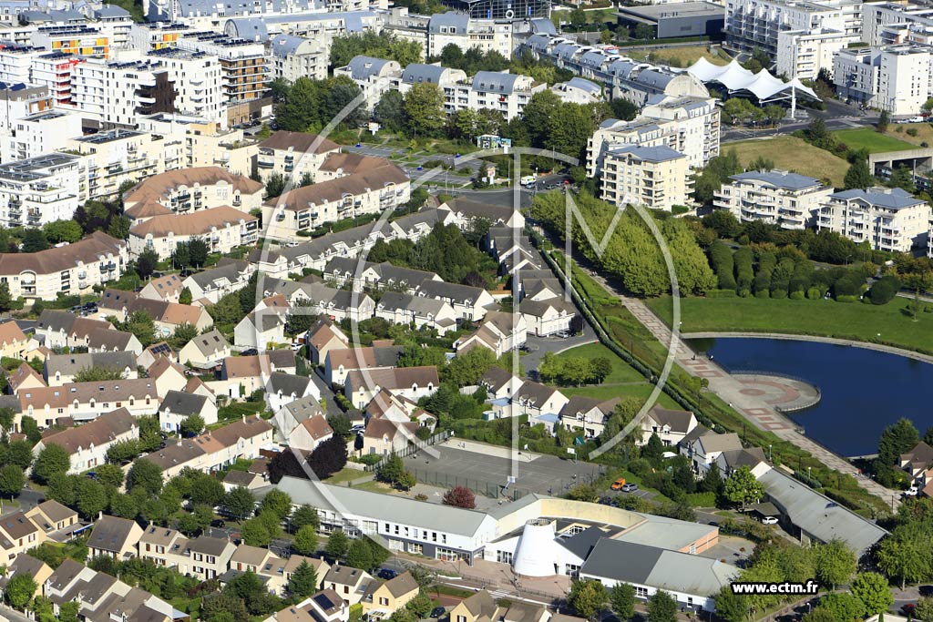 Photo arienne de Courdimanche (Ste Apolline)