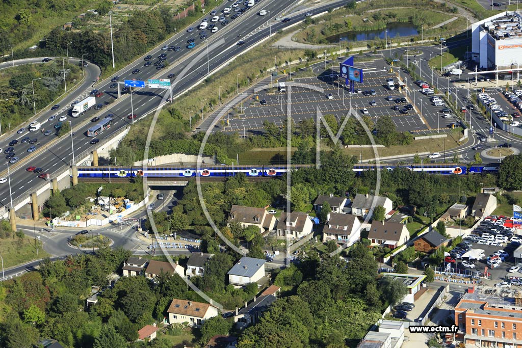 Photo arienne de ragny (le Chemin de Saint-Ouen)