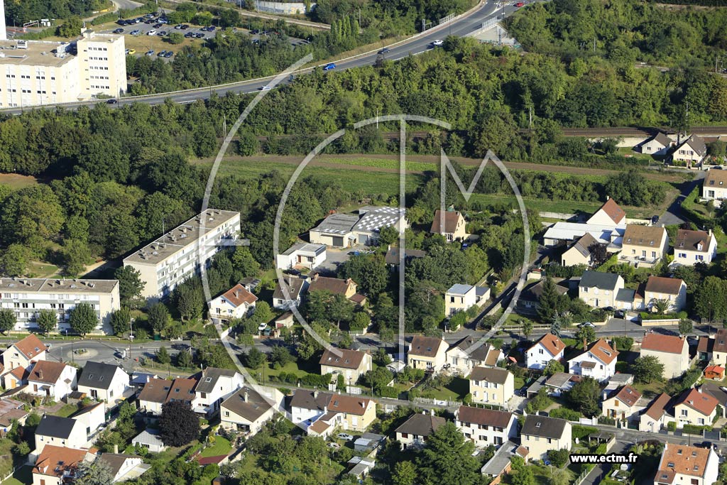 Photo arienne de ragny (le Chemin de Saint-Ouen)
