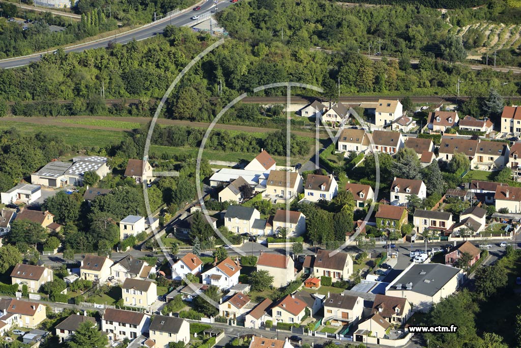 Photo arienne de ragny (le Chemin de Saint-Ouen)