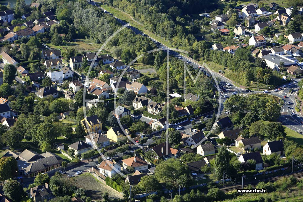Photo arienne de ragny (Quartier de la Rue du Sergent Pireaux)