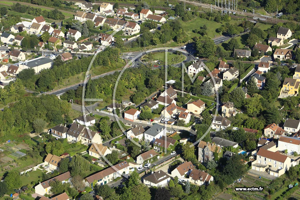 Photo arienne de ragny (Quartier de la Rue du Sergent Pireaux)