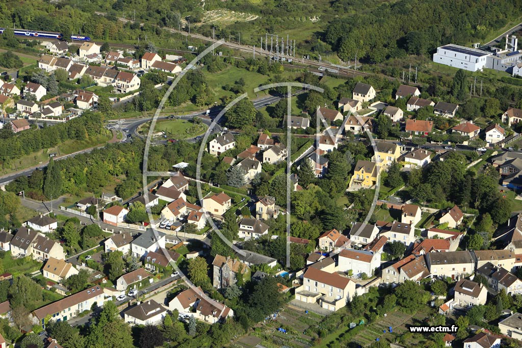 Photo arienne de ragny (Quartier de la Rue du Sergent Pireaux)