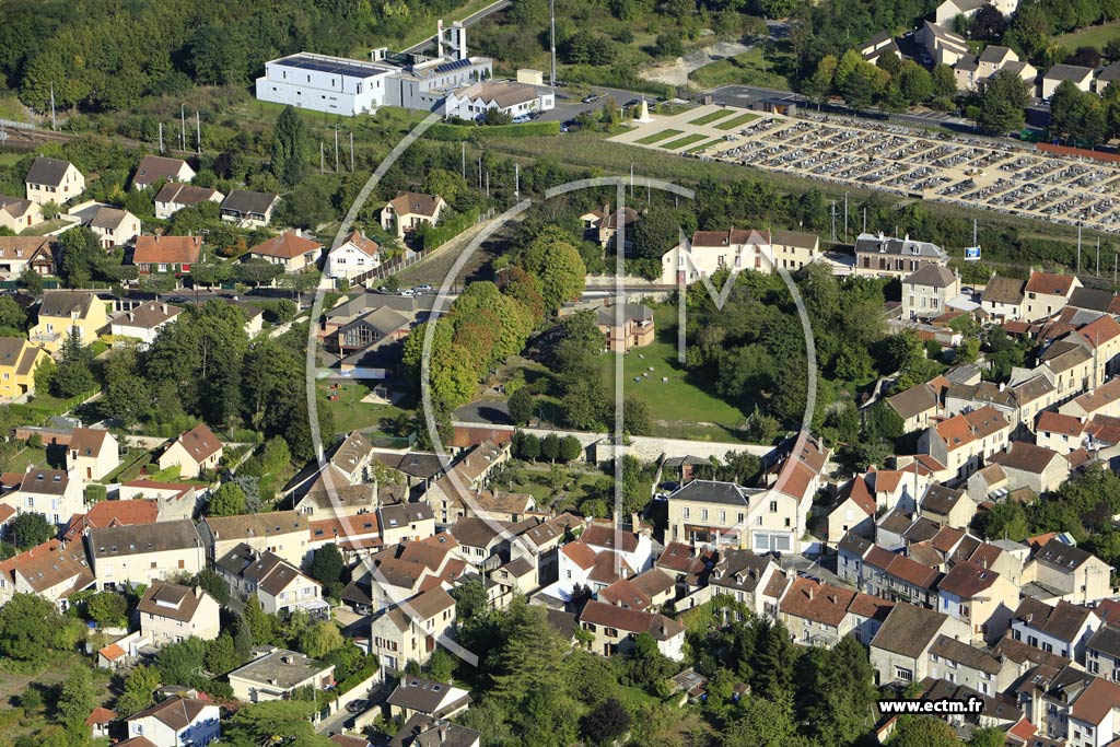 Photo arienne de ragny (Quartier de la Rue du Sergent Pireaux)