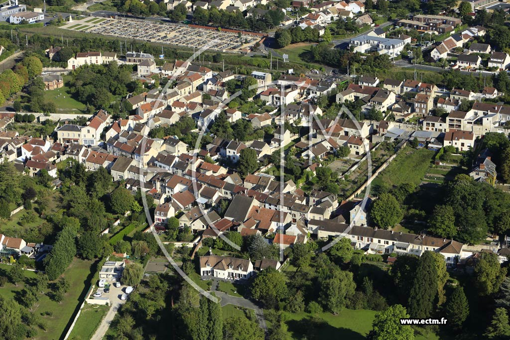 Photo arienne de ragny (Quartier de la Rue du Sergent Pireaux)