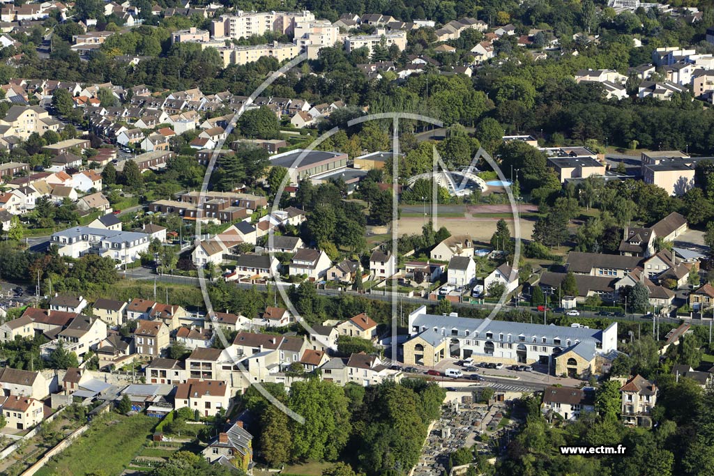 Photo arienne de ragny (Quartier de la Rue du Sergent Pireaux)