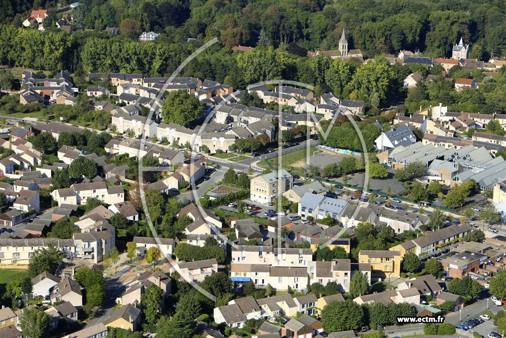 Photo arienne de Jouy-le-Moutier (les Bourseaux)
