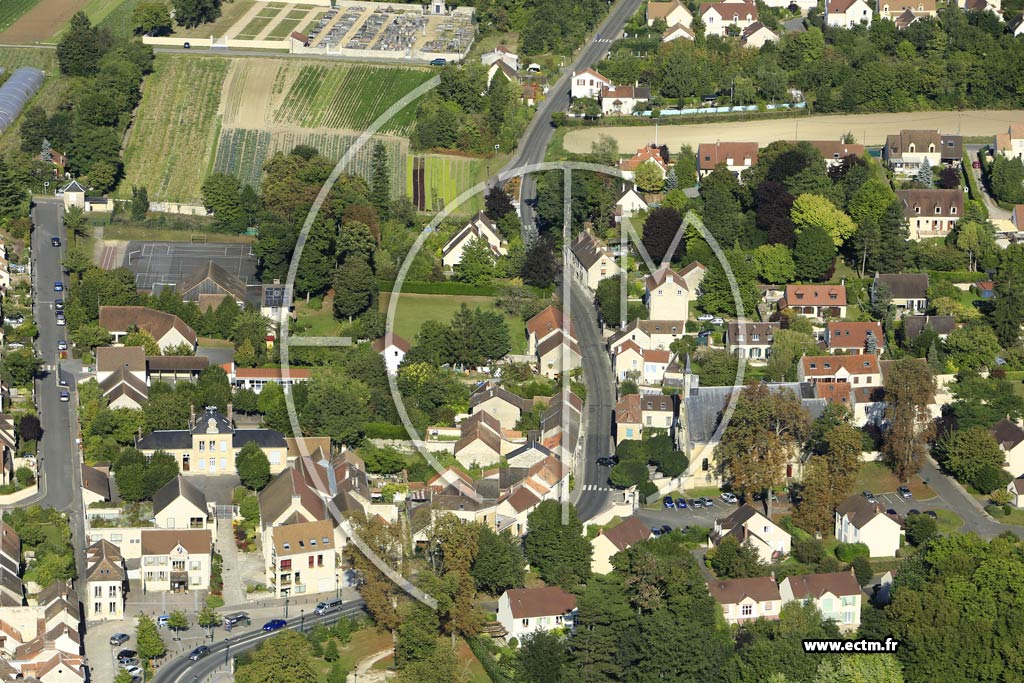 Photo arienne de Neuville-sur-Oise