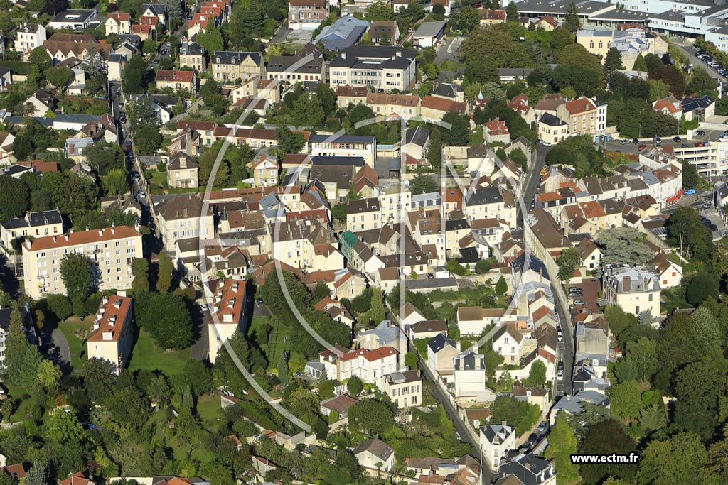 Photo arienne de Pontoise