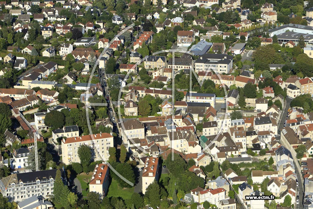 Photo arienne de Pontoise