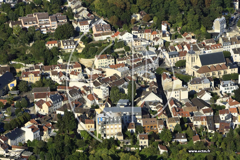 Photo arienne de Pontoise (Centre)