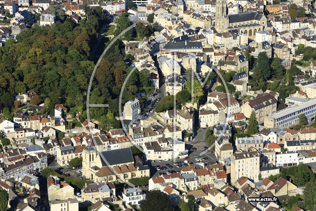 Photo arienne de Pontoise (Centre)