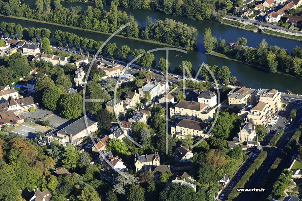 Photo arienne de Pontoise (Centre)