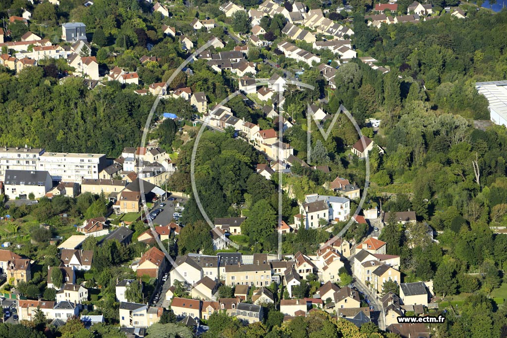 Photo arienne de Pontoise (l'Hermitage)
