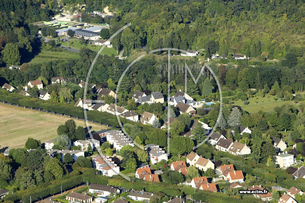 Photo arienne de Pontoise (l'Hermitage)