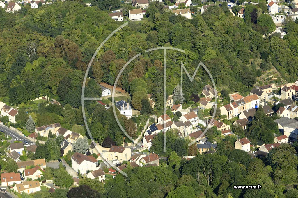 Photo arienne de Pontoise (l'Hermitage)