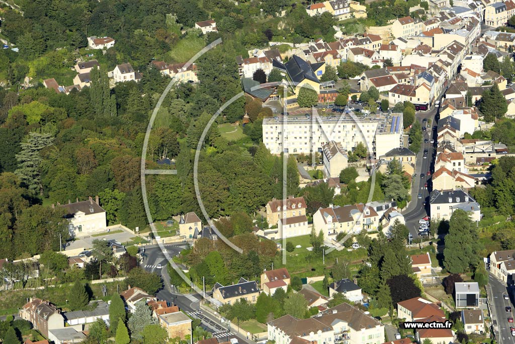 Photo arienne de Pontoise (les Noyers)