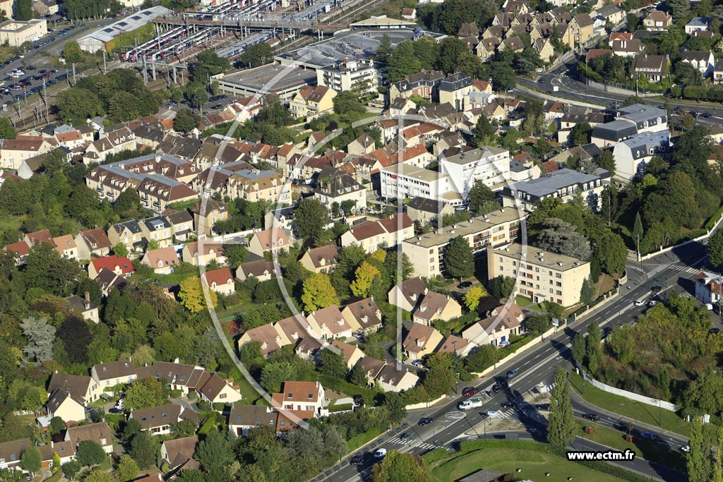 Photo arienne de Pontoise (les Noyers)