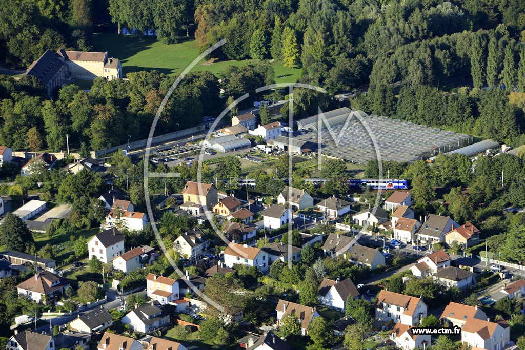 Photo arienne de Saint-Ouen-l'Aumne (Coix des Pointes)