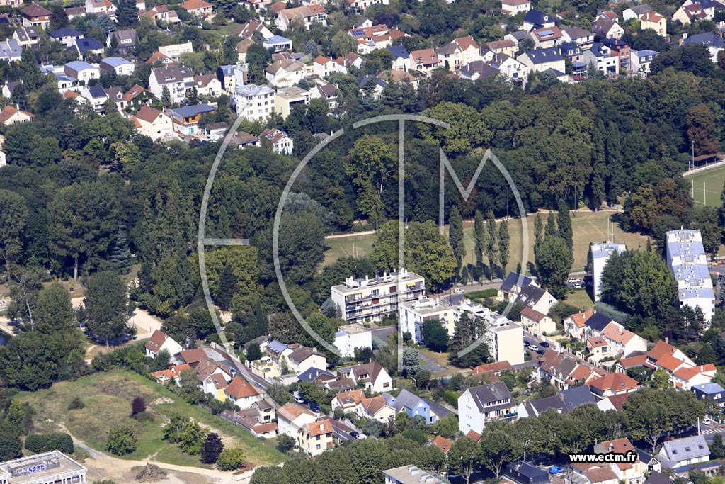 Photo arienne de Antony (Quartier de la Gare)