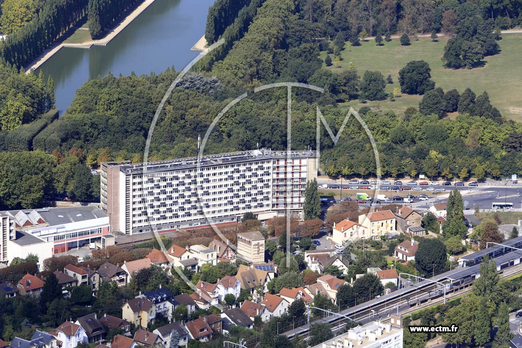 Photo arienne de Antony (Quartier de la Sous Prfecture)