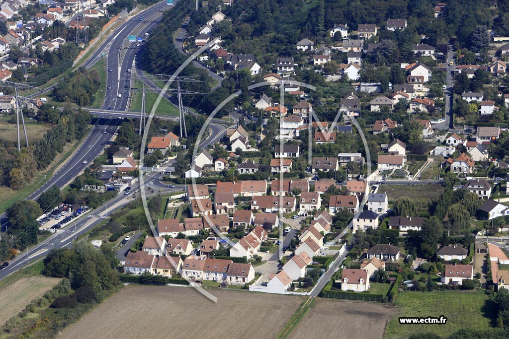 Photo arienne de Champlan (les Marcots)