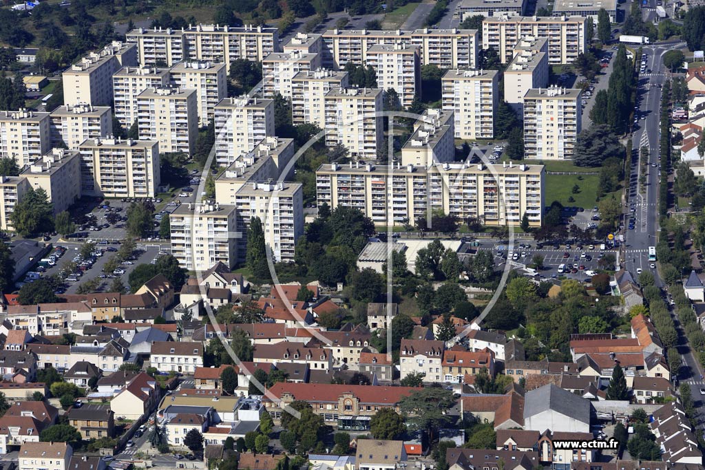 Photo arienne de Chilly-Mazarin (le Parc)