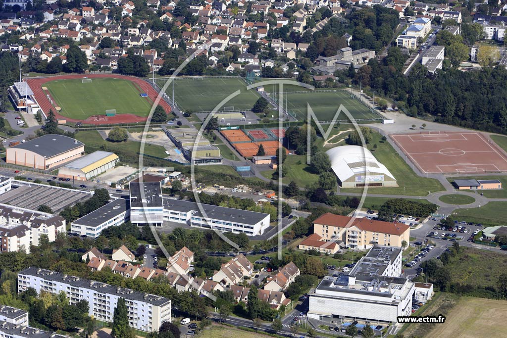 Photo arienne de Longjumeau (les Yvelines)