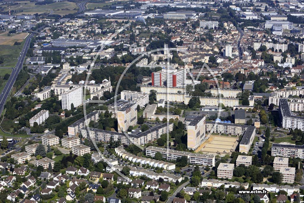 Photo arienne de Longjumeau (Sud)