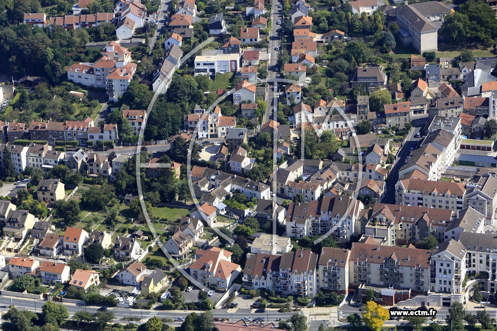 Photo arienne de Massy (Quartier de la Gare)