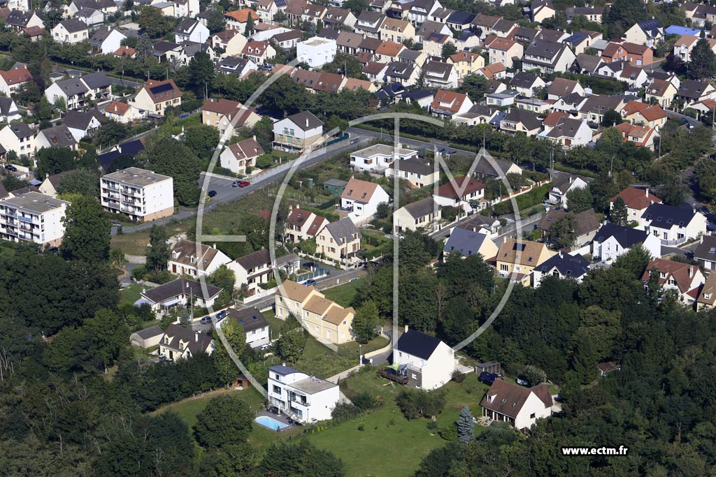Photo arienne de Palaiseau (la Batterie de la Pointe)